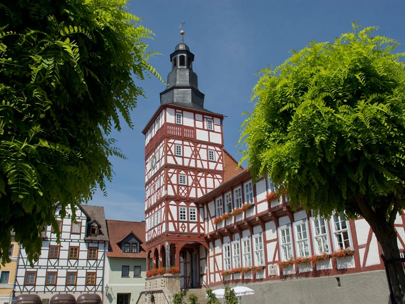 Naturparkweg Leine Werra - Rathaus in Treffurt